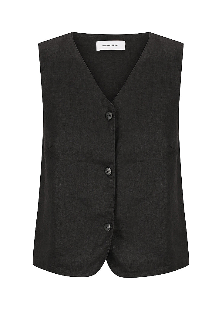 Button Up Vest | Mini Skirt