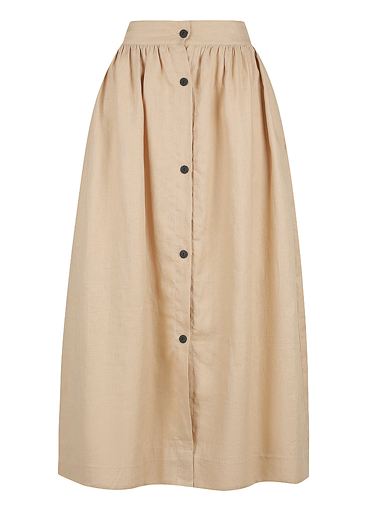 Wrap Shirt | Button Down Midi Skirt